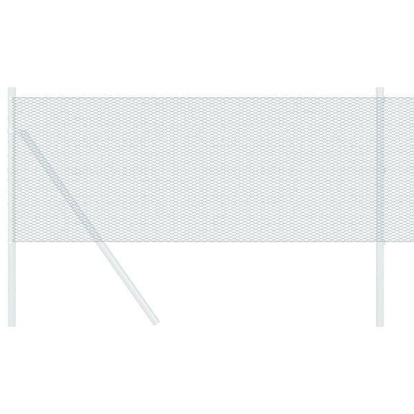 vidaXL Εξάγωνος Φράχτης Γκρίζος Πράσινο 2500 x 60 x 0.07 εκ