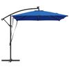 vidaXL Ομπρέλα Cantilever Banana Μπλε 249 x 249 x 250 εκ.