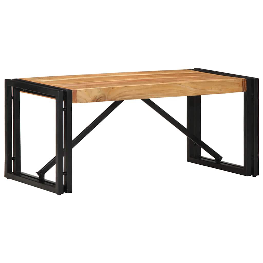 vidaXL Τραπεζάκι σαλονιού 80x40x35 cm μασίφ ξύλο ακακίας
