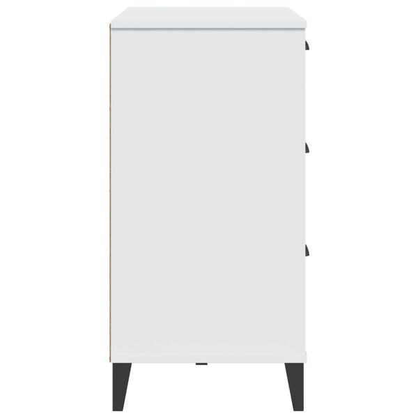 vidaXL Μπουφές VIKEN Λευκός 80 x 40 x 80 εκ. από Επεξεργασμένο Ξύλο