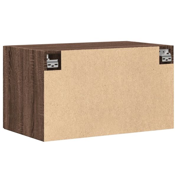 vidaXL Ντουλάπι Τοίχου Καφέ Δρυς 70x42,5x40 εκ. Επεξεργασμένο Ξύλο