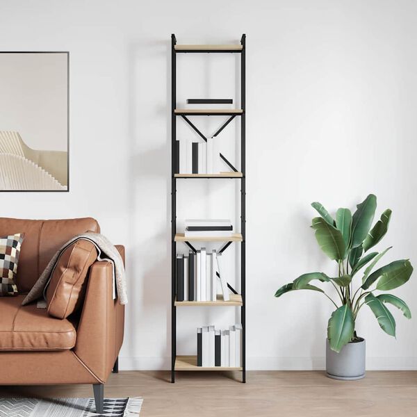 vidaXL &Rho;ά&phi;&iota; &Beta;&iota;&beta;&lambda;ί&omega;&nu; &Delta;&rho;ύ&sigmaf; Sonoma 40 x 30 x 189,5 &epsilon;&kappa; &Epsilon;&pi;&epsilon;&xi;&epsilon;&rho;&gamma;&alpha;&sigma;&mu;έ&nu;&omicron; &xi;ύ&lambda;&omicron;