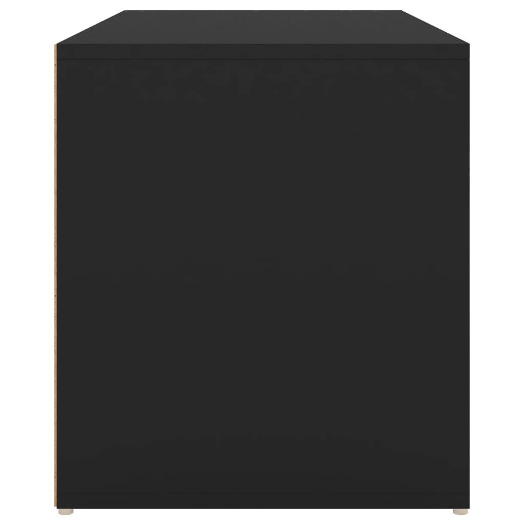 vidaXL Έπιπλο Χολ / Εισόδου Μαύρο 80 x 40 x 45 εκ. από Επεξ. Ξύλο