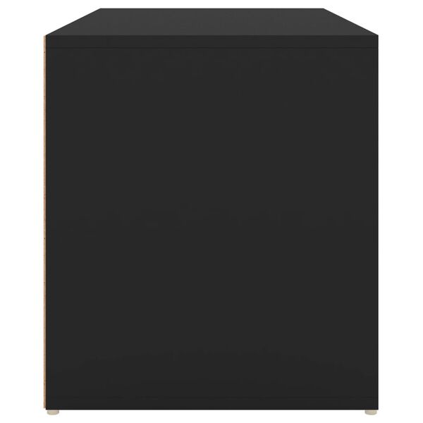 vidaXL Έπιπλο Χολ / Εισόδου Μαύρο 80 x 40 x 45 εκ. από Επεξ. Ξύλο