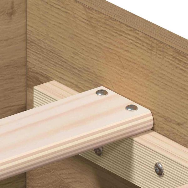 vidaXL Κρεβάτι με Συρτάρια artisan δρυς 90 x 200 cm Επεξεργασμένο ξύλο