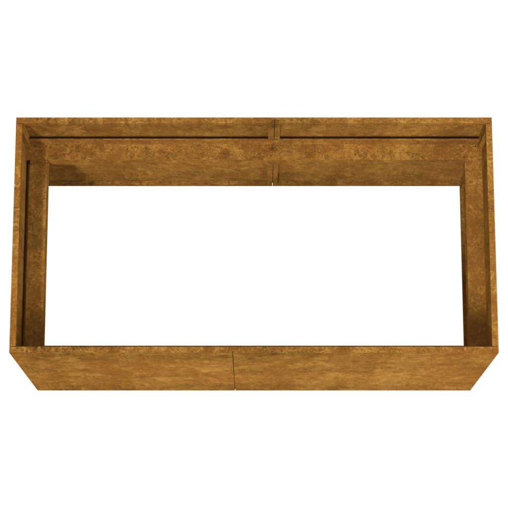 vidaXL Ζαρντινιέρα 80x40x40 εκ. από Ατσάλι Corten