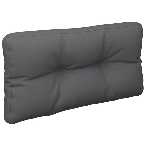 vidaXL Μαξιλάρι Παλέτας Ανθρακί 70 x 40 x 12 εκ. Υφασμάτινο