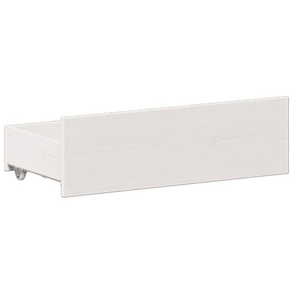 vidaXL Κρεβάτι Βιβλιοθήκη Χωρίς Στρώμα 140x190 εκ Μασίφ Ξύλο Πεύκου