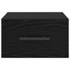 vidaXL Κομοδίνο Μαύρη δρυς 35 x 35 x 20 εκ Επεξεργασμένο ξύλο