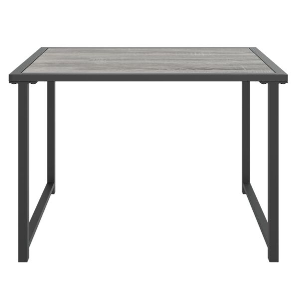 vidaXL Τραπέζι Κήπου Ανθρακί 55 x 40 x 37 εκ. Ατσάλινο