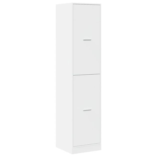 vidaXL Συρταριέρα Γενικής Χρήσης Λευκή 40x41x174,5 εκ. Επεξ. Ξύλο