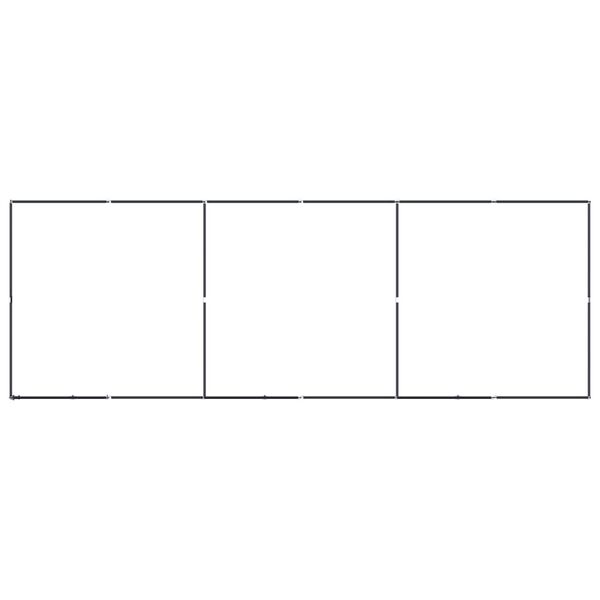 vidaXL Κλουβί Σκύλου Εξωτερικού Χώρου 11,06 μ² από Ατσάλι