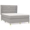 vidaXL &Kappa;&rho;&epsilon;&beta;ά&tau;&iota; Boxspring &mu;&epsilon; &Sigma;&tau;&rho;ώ&mu;&alpha; &Alpha;&nu;&omicron;&iota;&chi;&tau;ό &Gamma;&kappa;&rho;&iota; 140x190 &epsilon;&kappa;. &Upsilon;&phi;&alpha;&sigma;&mu;ά&tau;&iota;&nu;&omicron;