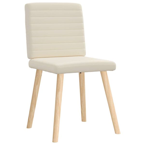 vidaXL Καρέκλες Τραπεζαρίας 4 Τεμ. Λινές