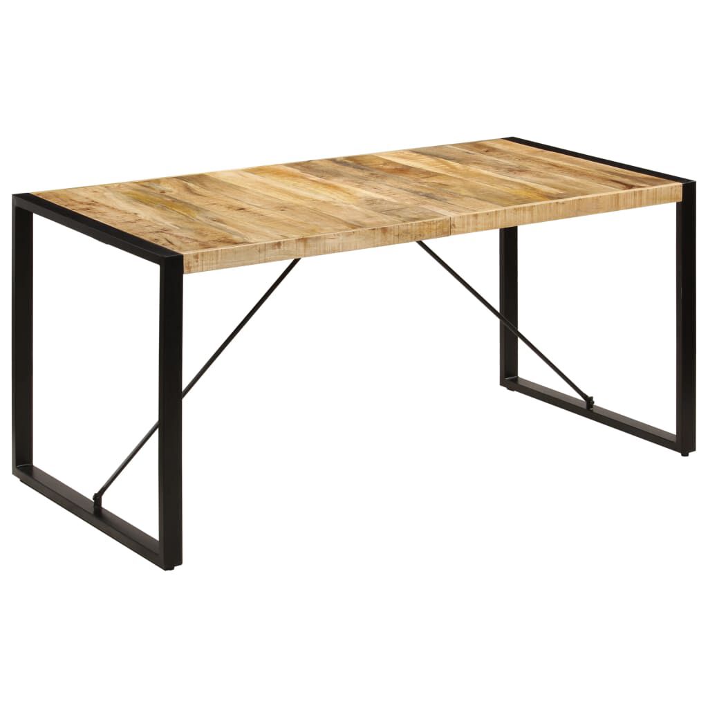 vidaXL Τραπεζαρία 160 x 80 x 75 εκ. από Μασίφ Ξύλο Μάνγκο