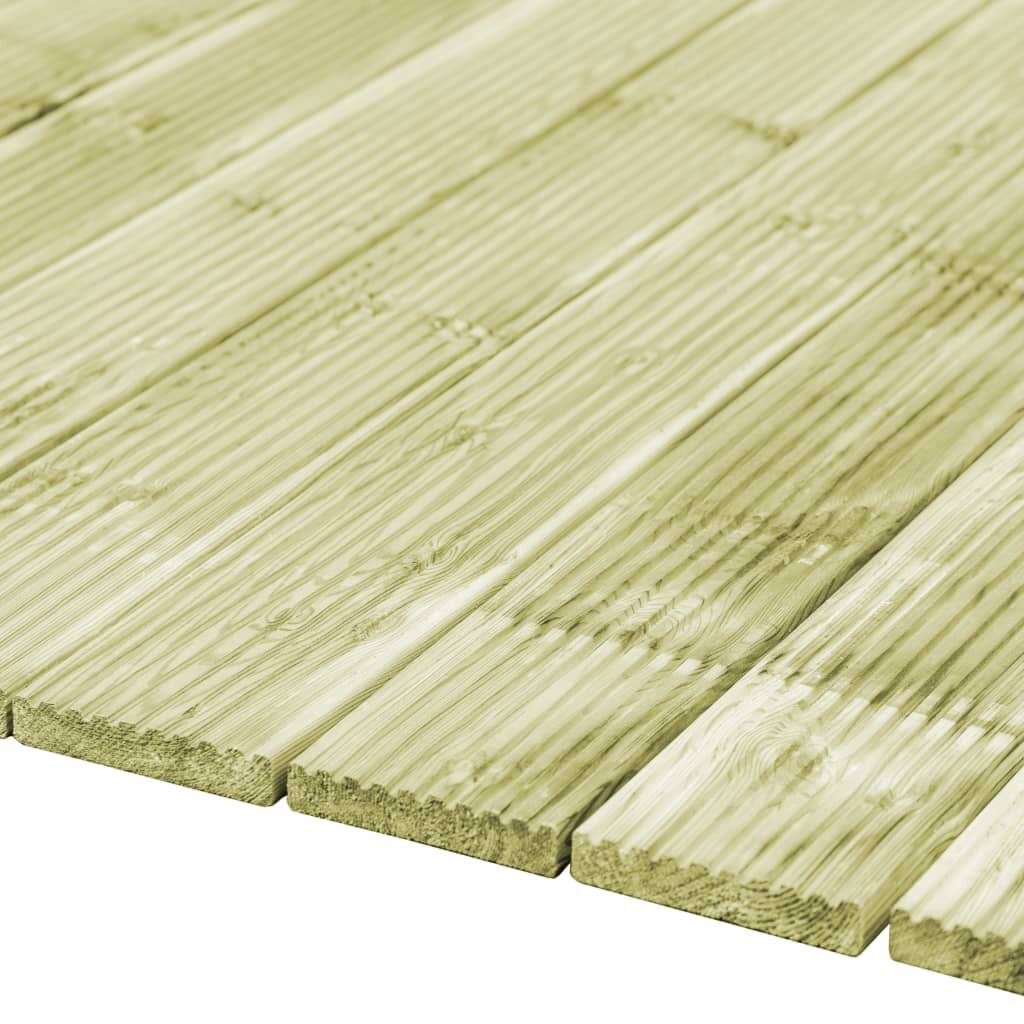 vidaXL Σανίδες Deck 32 τεμ. 4,64 μ² 1 μ. Εμποτισμένο Μασίφ Ξύλο Πεύκου