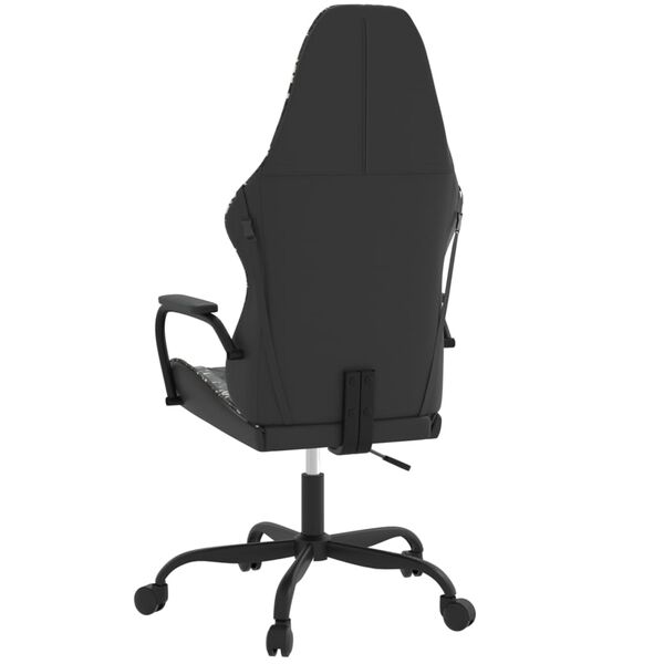 vidaXL Καρέκλα Gaming Μαύρο/Παραλλαγή από Συνθετικό Δέρμα