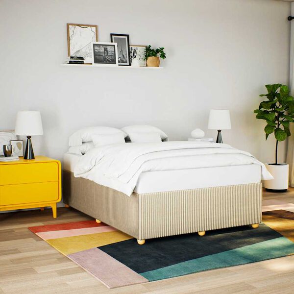 vidaXL &Sigma;&kappa;&epsilon;&lambda;&epsilon;&tau;ό&sigmaf; &Kappa;&rho;&epsilon;&beta;&alpha;&tau;&iota;&omicron;ύ &Chi;&omega;&rho;ί&sigmaf; &Sigma;&tau;&rho;ώ&mu;&alpha; &Kappa;&rho;&epsilon;&mu; 140x200 &epsilon;&kappa;.&Upsilon;&phi;&alpha;&sigma;&mu;ά&tau;&iota;&nu;&omicron;