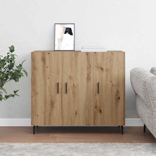 vidaXL &Pi;&lambda;&alpha;ϊ&nu;ό &gamma;&rho;&alpha;&phi;&epsilon;ί&omicron; Artisan Oak 90 x 34 x 80 &epsilon;&kappa;. &Epsilon;&pi;&epsilon;&xi;&epsilon;&rho;&gamma;&alpha;&sigma;&mu;έ&nu;&omicron; &xi;ύ&lambda;&omicron;