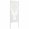 vidaXL Οθόνη Ιδιωτικότητας Κήπου Animal Print Λευκό 50 x 140 εκ