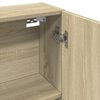 vidaXL Καθρέφτης Μπάνιου Sonoma Δρυς 64,5x20x66,5 εκ. Επεξ. Ξύλο