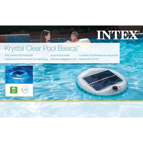 Intex Πλωτό Φως Πισίνας LED Ηλιακό