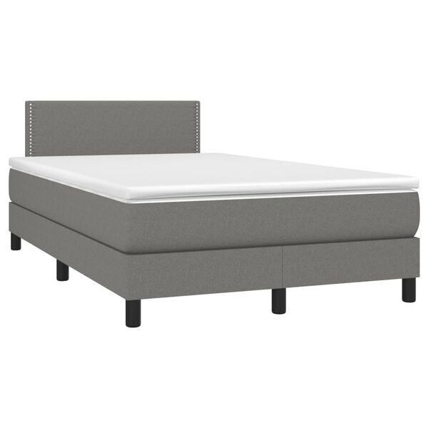 vidaXL &Kappa;&rho;&epsilon;&beta;ά&tau;&iota; Boxspring &mu;&epsilon; &Sigma;&tau;&rho;ώ&mu;&alpha; &Sigma;&kappa;&omicron;ύ&rho;&omicron; &Gamma;&kappa;&rho;&iota; 120x190 &epsilon;&kappa; &Upsilon;&phi;&alpha;&sigma;&mu;ά&tau;&iota;&nu;&omicron;