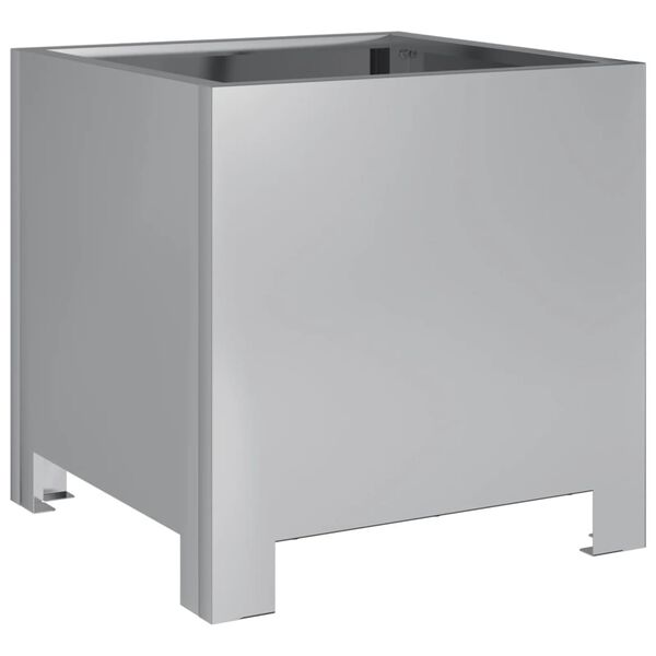 vidaXL Ζαρντινιέρα Κήπου 30x30x30 εκ. από Γαλβανισμένο Χάλυβα