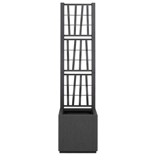 vidaXL Γλάστρα Κήπου Ανθρακί 36 x 36 x 140 εκ. Πολυπροπυλένιο