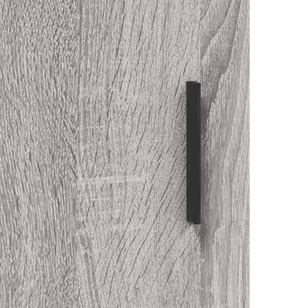 vidaXL Ντουλάπι Γκρι Sonoma 69,5 x 34 x 180 εκ. Επεξεργασμένο Ξύλο