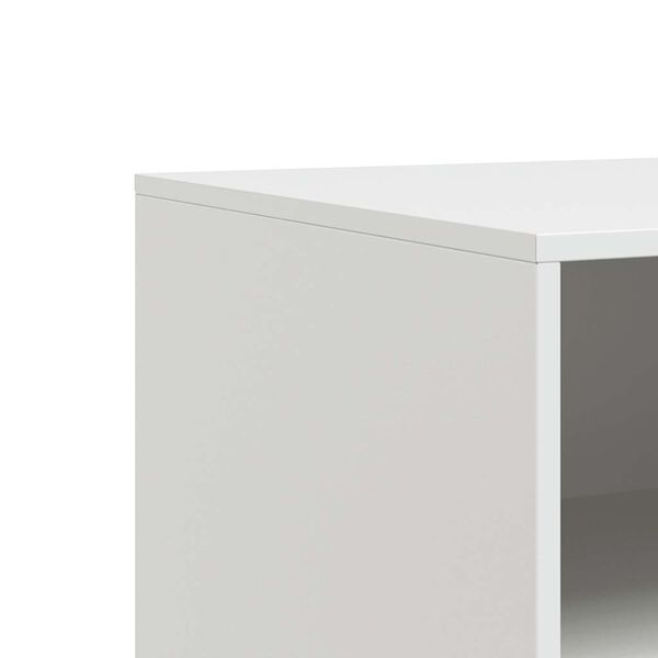 vidaXL Έπιπλα Τηλεόρασης 2 τεμ. Λευκό 67 x 39 x 44 εκ. από Χάλυβα