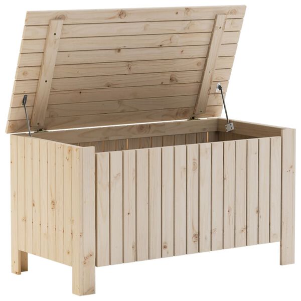 vidaXL Κουτί Αποθήκευσης με Καπάκι RANA 100x49x54εκ. Μασίφ Ξύλο Πεύκου