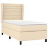 vidaXL &Kappa;&rho;&epsilon;&beta;ά&tau;&iota; Boxspring &mu;&epsilon; &Sigma;&tau;&rho;ώ&mu;&alpha; &Kappa;&rho;&epsilon;&mu; 90x200 &epsilon;&kappa;.&Upsilon;&phi;&alpha;&sigma;&mu;ά&tau;&iota;&nu;&omicron;