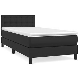 vidaXL &Kappa;&rho;&epsilon;&beta;ά&tau;&iota; Boxspring &mu;&epsilon; &Sigma;&tau;&rho;ώ&mu;&alpha; &Mu;&alpha;ύ&rho;&omicron; 100x200&epsilon;&kappa;.&alpha;&pi;ό &Sigma;&upsilon;&nu;&theta;&epsilon;&tau;&iota;&kappa;ό &Delta;έ&rho;&mu;&alpha;