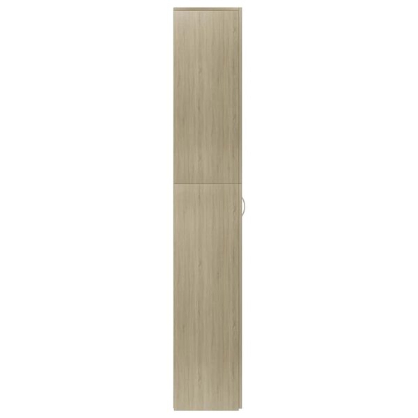 vidaXL Ντουλάπα Γραφείου Sonoma Δρυς 60 x 32 x 190 εκ. από Επεξ. Ξύλο
