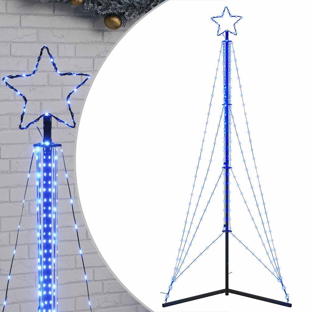vidaXL Χριστουγεννιάτικο δέντρο LED 483 LED μπλε 240 cm