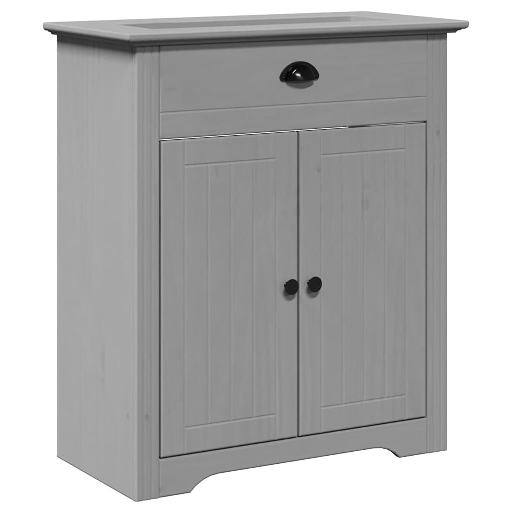 vidaXL Ντουλάπι νιπτήρα μπάνιου BODO Γκρι 70x35x80 cm