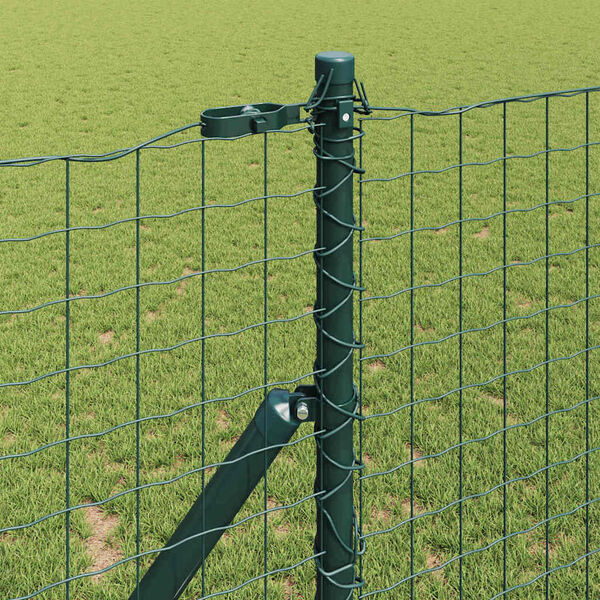vidaXL Πό posts φράχτη 13 pcs Πράσινο Ø32mm 150 εκ
