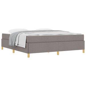 vidaXL &Sigma;&kappa;&epsilon;&lambda;&epsilon;&tau;ό&sigmaf; &Kappa;&rho;&epsilon;&beta;&alpha;&tau;&iota;&omicron;ύ &mu;&epsilon; &sigma;&tau;&rho;ώ&mu;&alpha; Taupe 180 x 200 cm ύ&phi;&alpha;&sigma;&mu;&alpha;