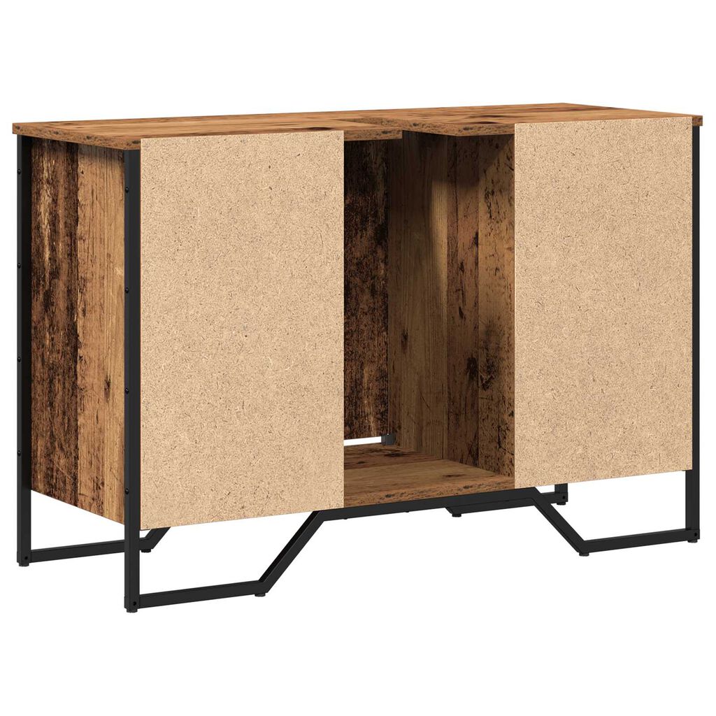 vidaXL ντουλάπι νιπτήρα Παλιό ξύλο 91x35x60 cm Από στερεό ξύλο