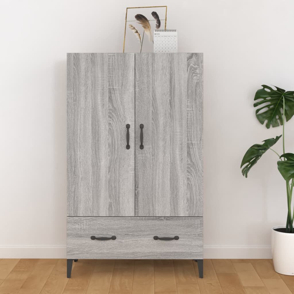 vidaXL Ντουλάπα Γκρι Sonoma 70 x 31 x 115 εκ. από Επεξεργασμένο Ξύλο