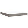 vidaXL &Kappa;&rho;&epsilon;&beta;ά&tau;&iota; Boxspring &mu;&epsilon; &Sigma;&tau;&rho;ώ&mu;&alpha; Taupe 180x200 &epsilon;&kappa;. &Upsilon;&phi;&alpha;&sigma;&mu;ά&tau;&iota;&nu;&omicron;