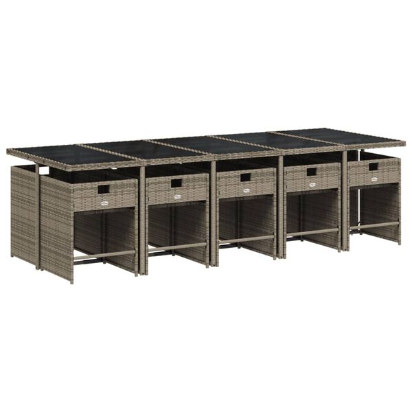 vidaXL &Sigma;&epsilon;&tau; &Tau;&rho;&alpha;&pi;&epsilon;&zeta;&alpha;&rho;ί&alpha;&sigmaf; &Kappa;ή&pi;&omicron;&upsilon; 11 &Tau;&epsilon;&mu;&alpha;&chi;ί&omega;&nu; &Gamma;&kappa;&rho;&iota; &Sigma;&upsilon;&nu;&theta;. &Rho;&alpha;&tau;ά&nu; &mu;&epsilon; &Mu;&alpha;&xi;&iota;&lambda;ά&rho;&iota;&alpha;