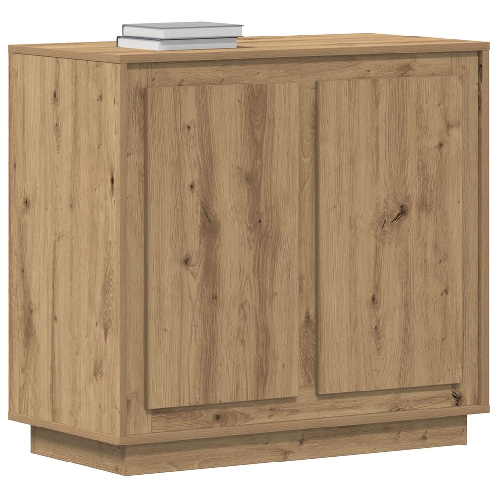 vidaXL Σιφωνάς Artisan Oak 80x34x75 εκ. Κατασκευασμένο ξύλο