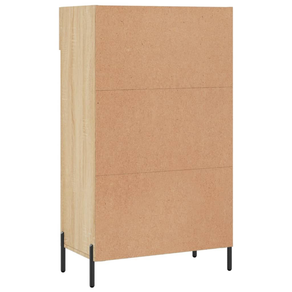 vidaXL Παπουτσοθήκη Sonoma Δρυς 60x35x105 εκ. από Επεξεργασμένο Ξύλο