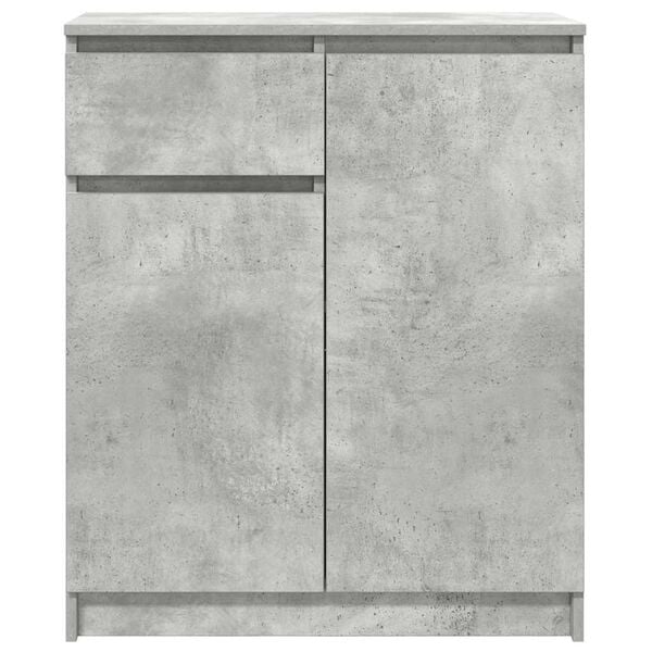 vidaXL Συρταριέρα με Συρτάρια Γκρι Σκυρ. 71x35x84 εκ. από Επεξ. Ξύλο