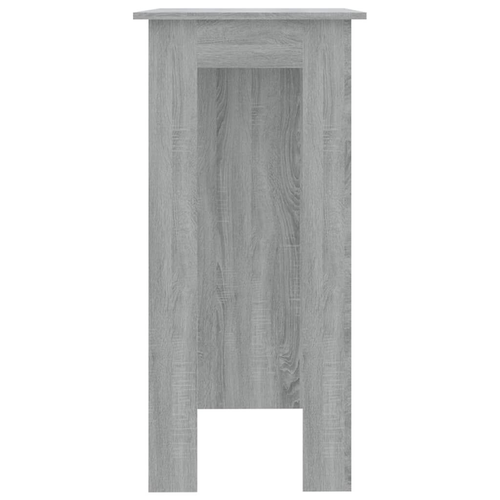 vidaXL Τραπέζι Κονσόλα Γκρι Sonoma 102x50x103,5 εκ. από Επεξεργ. Ξύλο