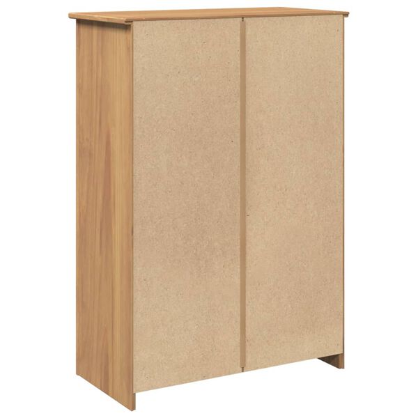 vidaXL Παπουτσοθήκη Panama 80x40x114 εκ. από Μασίφ Ξύλο Πεύκου