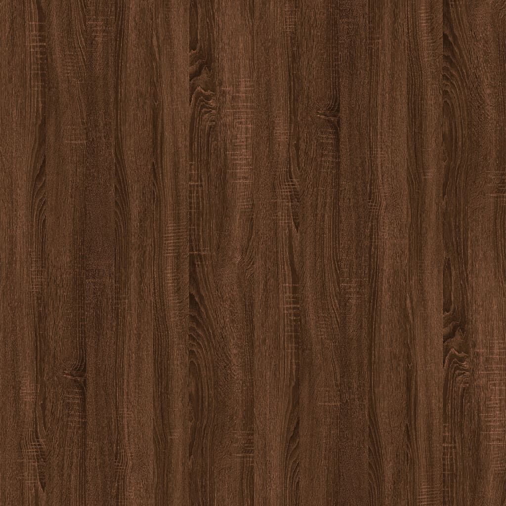 vidaXL Έπιπλο Τηλεόρασης Καφέ Δρυς 80x31,5x36 εκ. Επεξεργασμένο Ξύλο