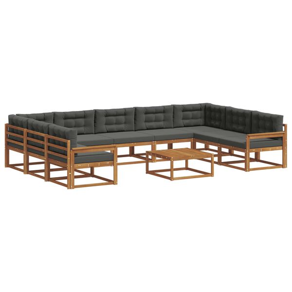 vidaXL &Sigma;&epsilon;&iota;&rho;ά &Kappa;&alpha;&nu;&alpha;&pi;έ &Epsilon;&xi;&omega;&tau;&epsilon;&rho;&iota;&kappa;&omicron;ύ &mu;&epsilon; &mu;&alpha;&xi;&iota;&lambda;ά&rho;&iota; 10 pcs &Phi;&upsilon;&sigma;&iota;&kappa;ό &kappa;&alpha;&iota; &Alpha;&nu;&theta;&rho;&alpha;&kappa;ί